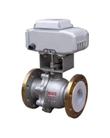 電動襯氟法蘭球閥PN10～PN16